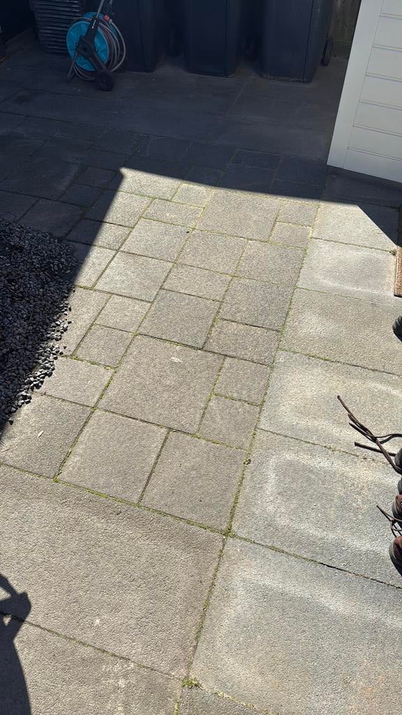 Gratis betontegels, 60m2., Ophalen, Gebruikt, 10 m² of meer, Beton