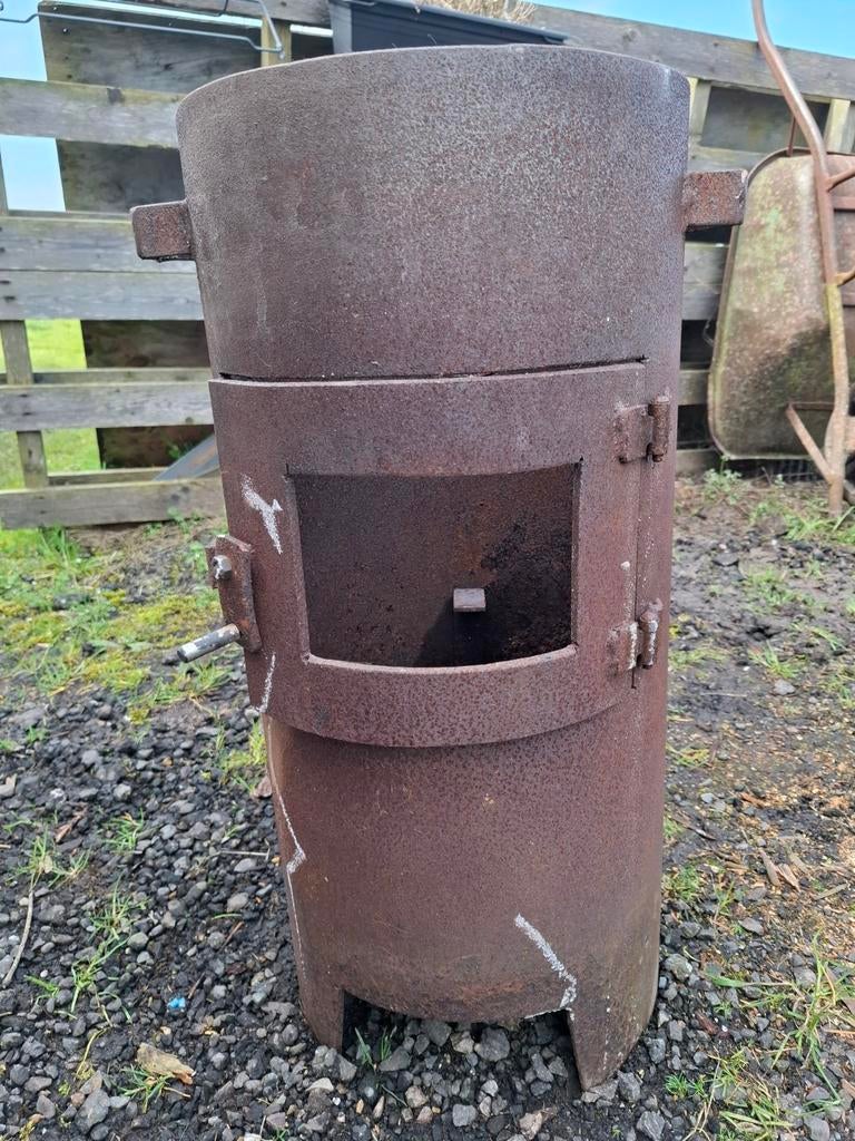 Metalen tuinkachel Tuinhaard, Ophalen, Gebruikt
