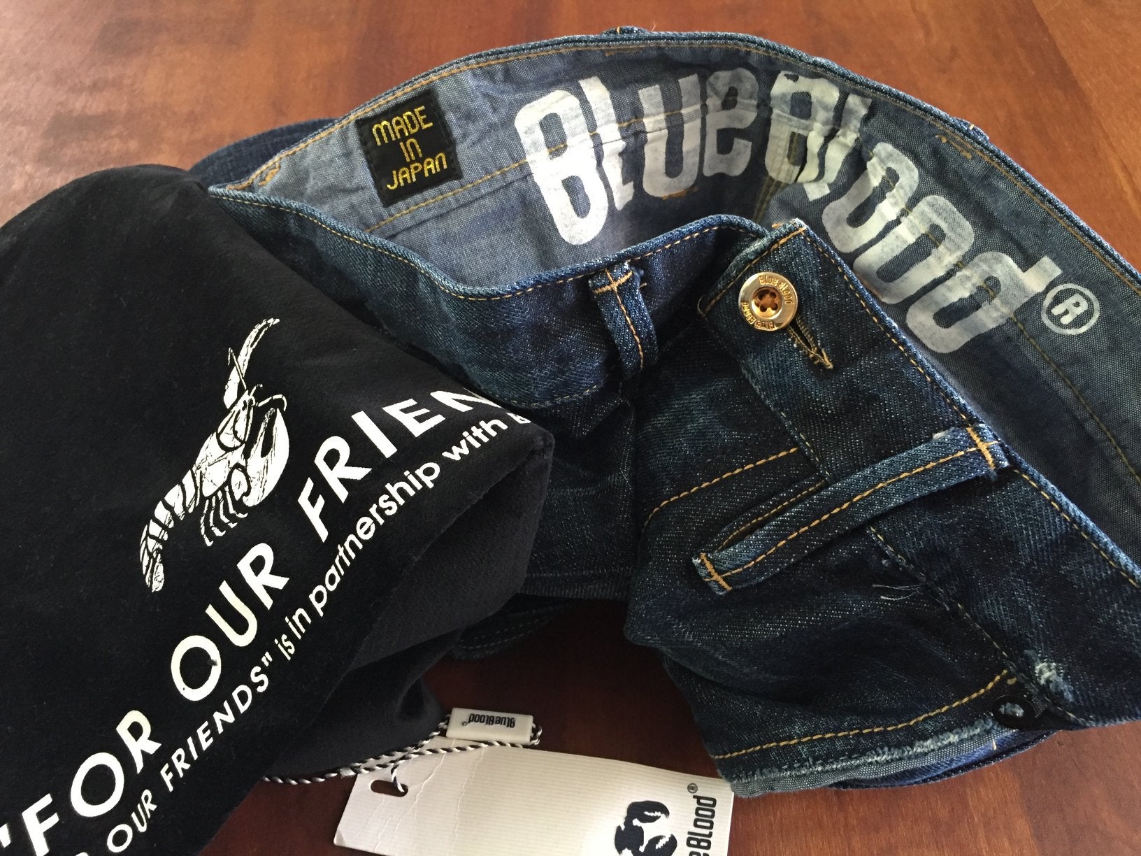 Blue Blood jeans  collectors item, Ophalen of Verzenden, Zo goed als nieuw, Blauw, W32 (confectie 46) of kleiner