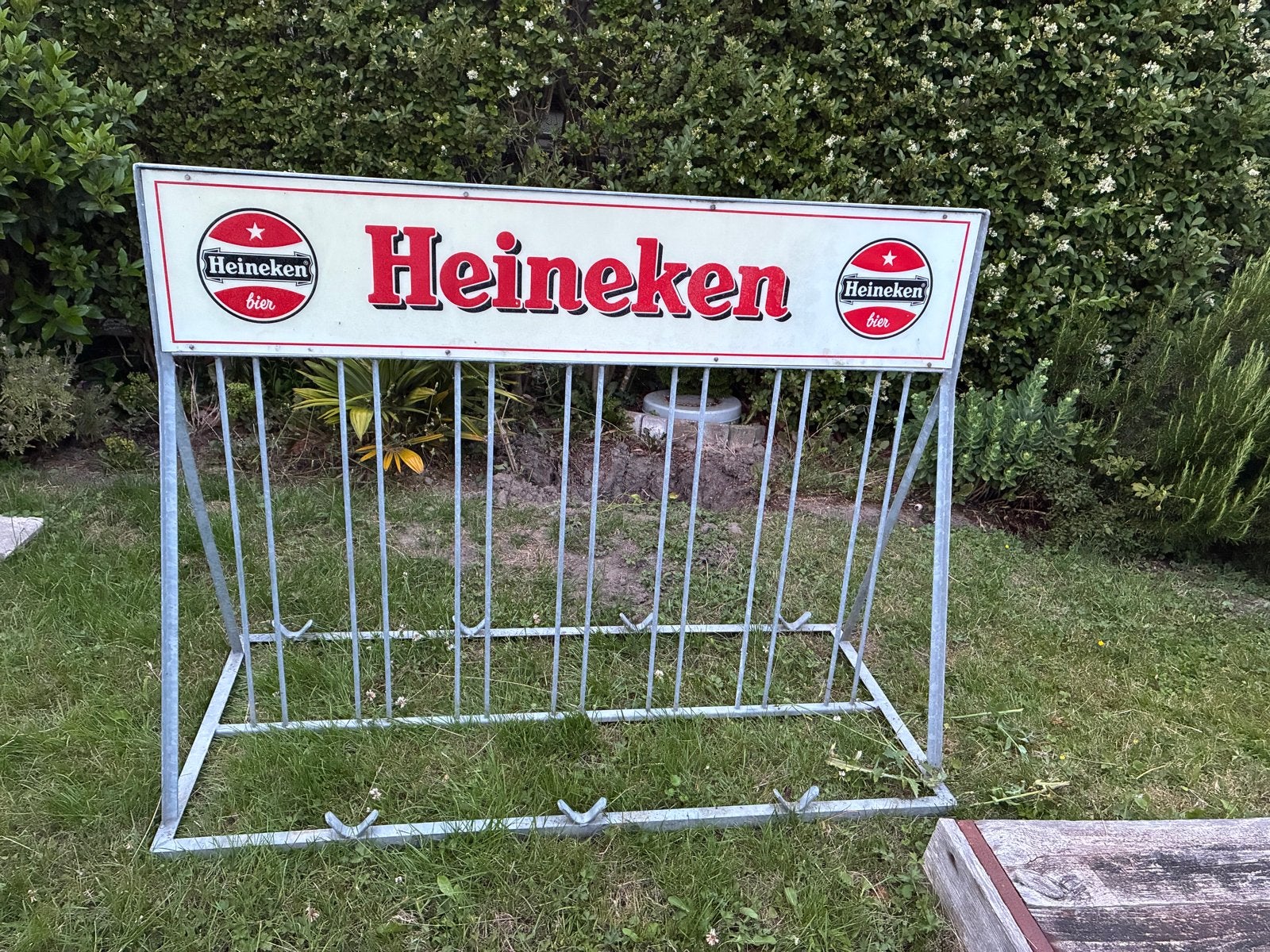 Heineken fietsenrek - collecters item, Ophalen, Gebruikt