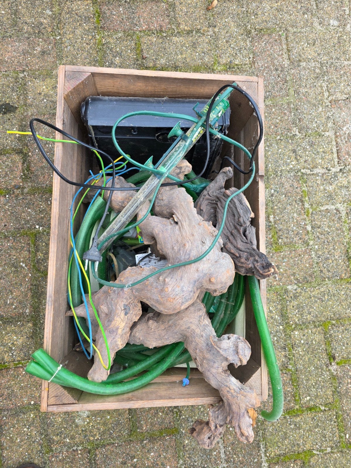 aquarium spullen divers, Ophalen, Gebruikt, Leeg aquarium