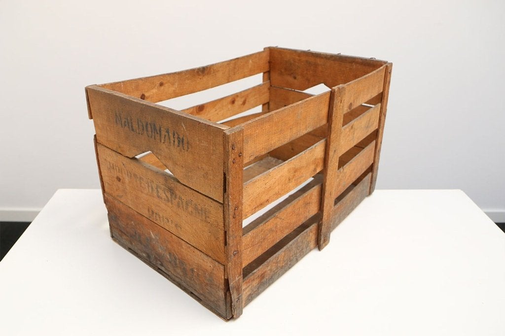 Vintage Spaans sinaasappelkrat / fruitkrat - decoratie, Ophalen