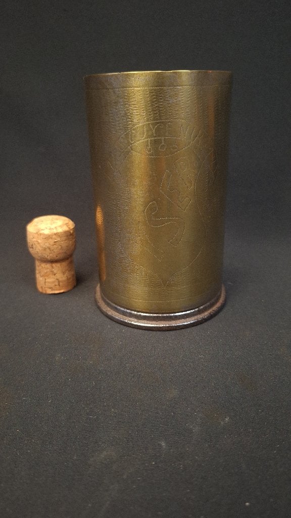WO1 Duits 7,5 cm Gebirgskanone 15 Skoda LEEG, Verzamelen, Militaria | Algemeen, Ophalen of Verzenden, Landmacht, Duitsland, Hulzen of Bodemvondsten