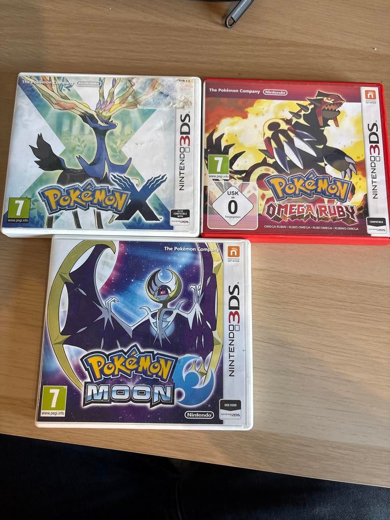 Pokémon X, Omega Ruby & Moon - Nintendo 3DS Games, Spelcomputers en Games, Games | Nintendo 2DS en 3DS, Gebruikt, Role Playing Game (Rpg)