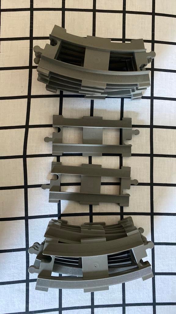 Duplo trein rails, Kinderen en Baby's, Speelgoed | Duplo en Lego, Ophalen of Verzenden, Zo goed als nieuw, Duplo