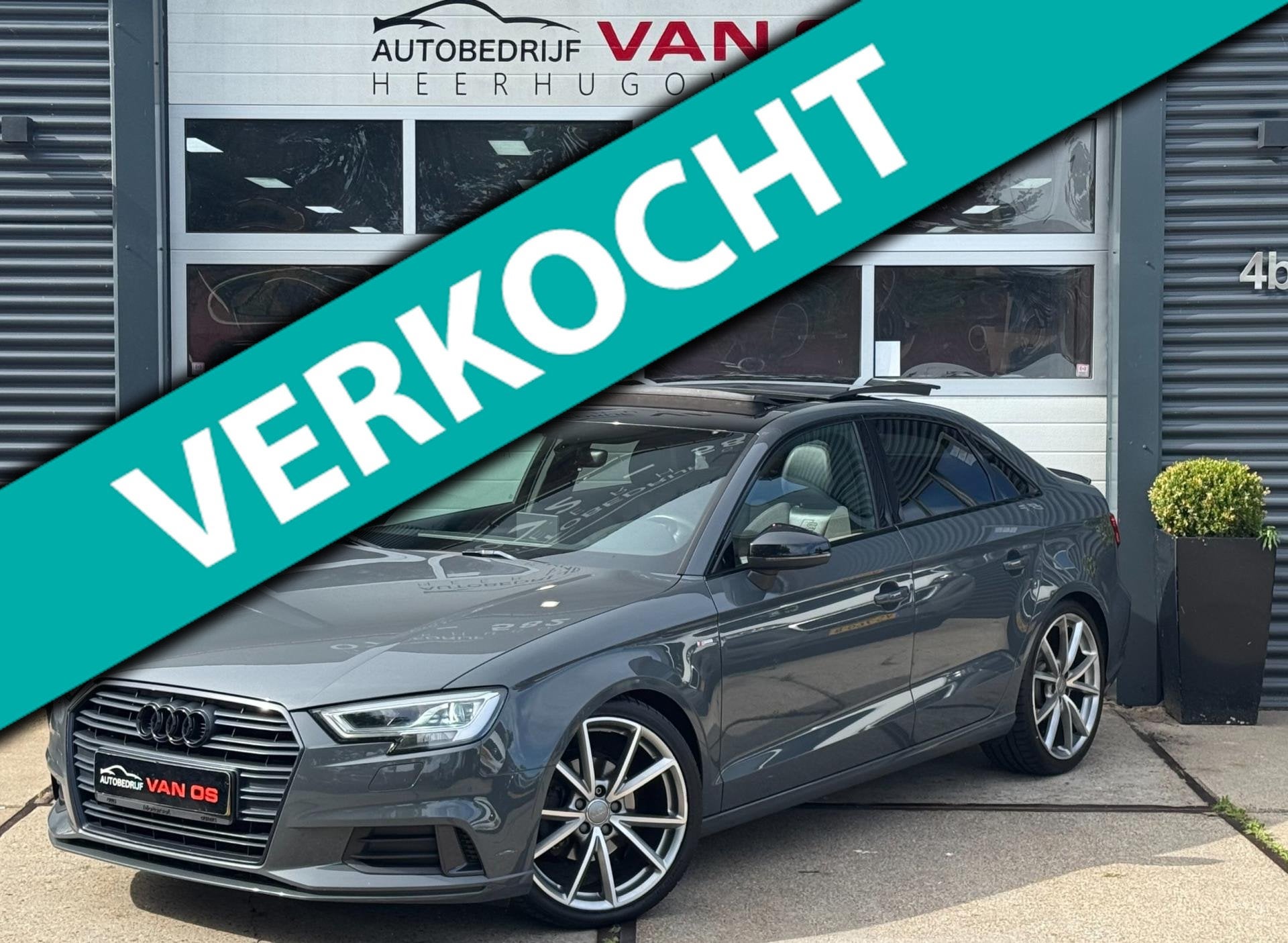 Audi A3 Limousine 1.5 TFSI CoD Design Pro Line Plus l S-line, 4 cilinders, 150 pk, Leder en Stof, Bedrijf