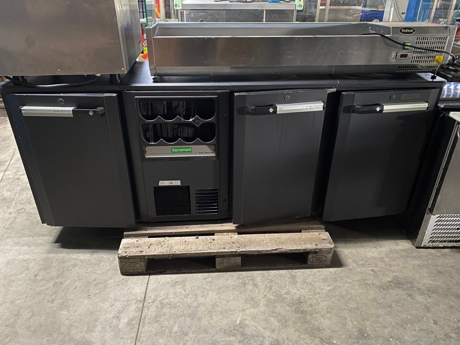 Gamko koelbuffet koelwerkbank salladette rvs koeling koeler, Ophalen, 200 liter of meer, 60 cm of meer, 160 cm of meer