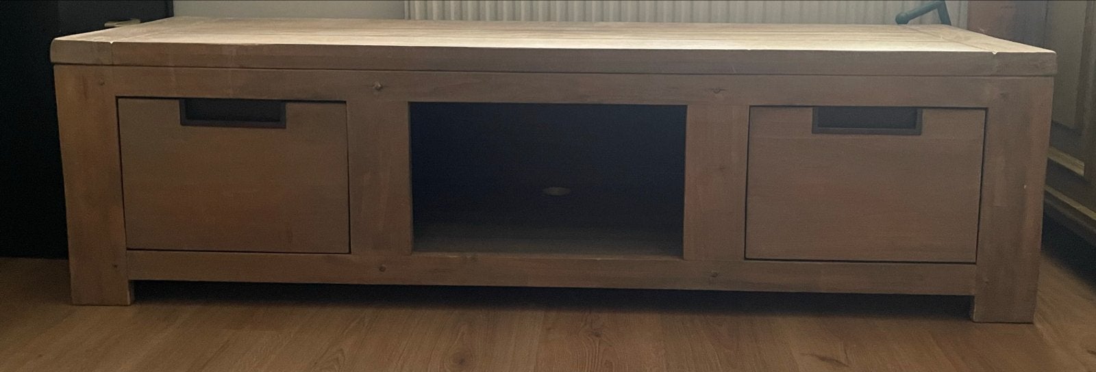 Houten TV-meubel van Pronto met opbergruimte, Ophalen, Gebruikt, Overige houtsoorten, 50 tot 100 cm