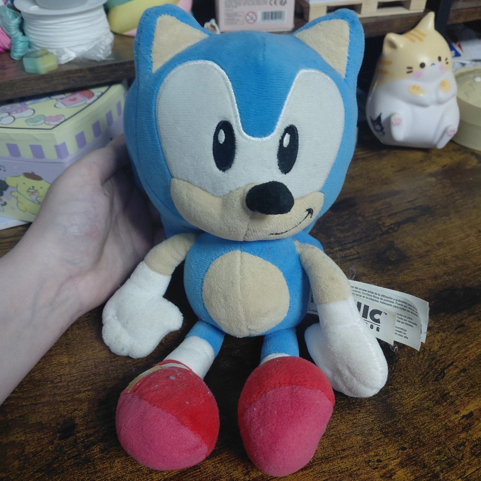 SEGA Sonic the Hedgehog knuffel, Kinderen en Baby's, Overige merken, Overige karakters, Overige typen, Blauw