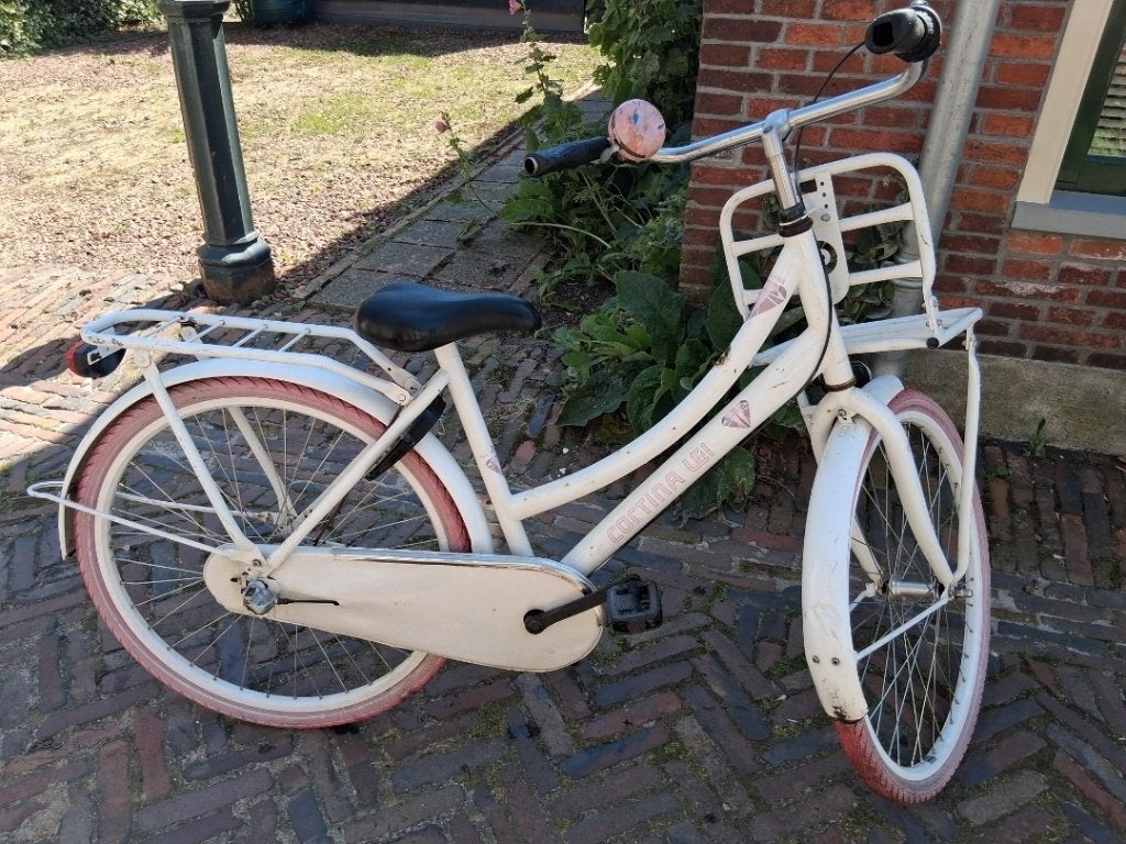 meisjesfiets, Gebruikt, Versnellingen, Cortina, Trommelrem