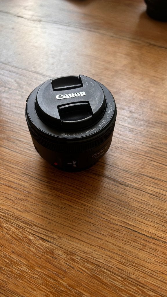 Canon EF 50mm 1:1.8, Ophalen, Canon, Zo goed als nieuw, Standaardlens