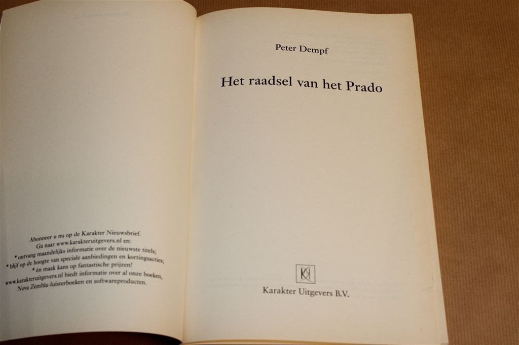 Het Raadsel van het Prado — Jeroen Bosch Mysterie, Boeken, Ophalen of Verzenden, Zo goed als nieuw