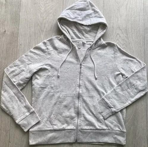 Hoodie trui met rits Maat XL H&M Divided, H&M, Wit, Ophalen of Verzenden, Zo goed als nieuw
