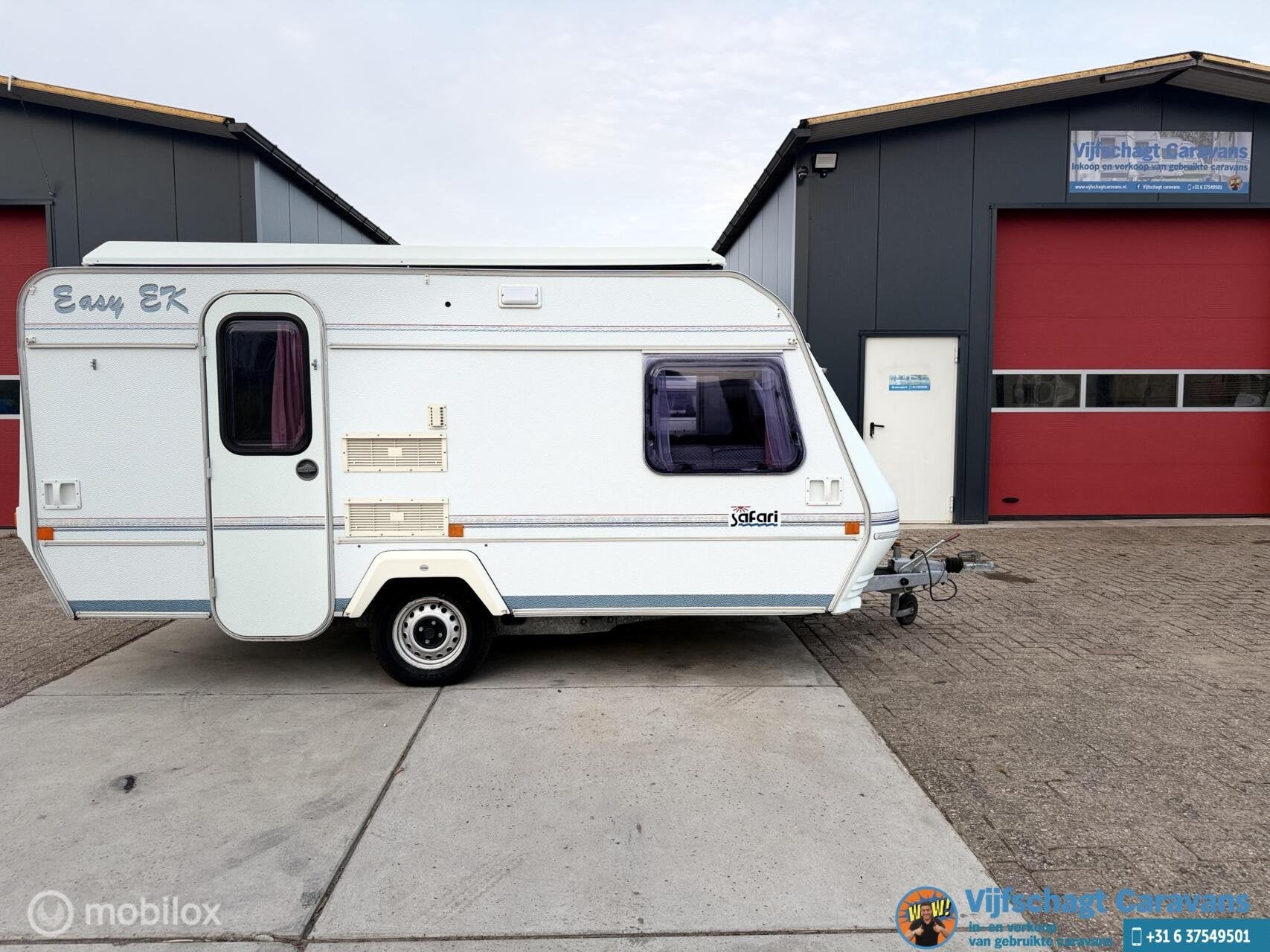 Wilk Safari Easy 400 incl voortent en hefdak, Caravans en Kamperen, Bedrijf, 750 - 1000 kg, Wilk, Tot en met 2