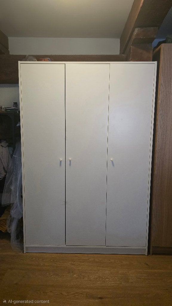 IKEA KLEPPSTAD kledingkast | IKEA KLEPPSTAD wardrobe, Ophalen, Gebruikt, 100 tot 150 cm, Overige houtsoorten