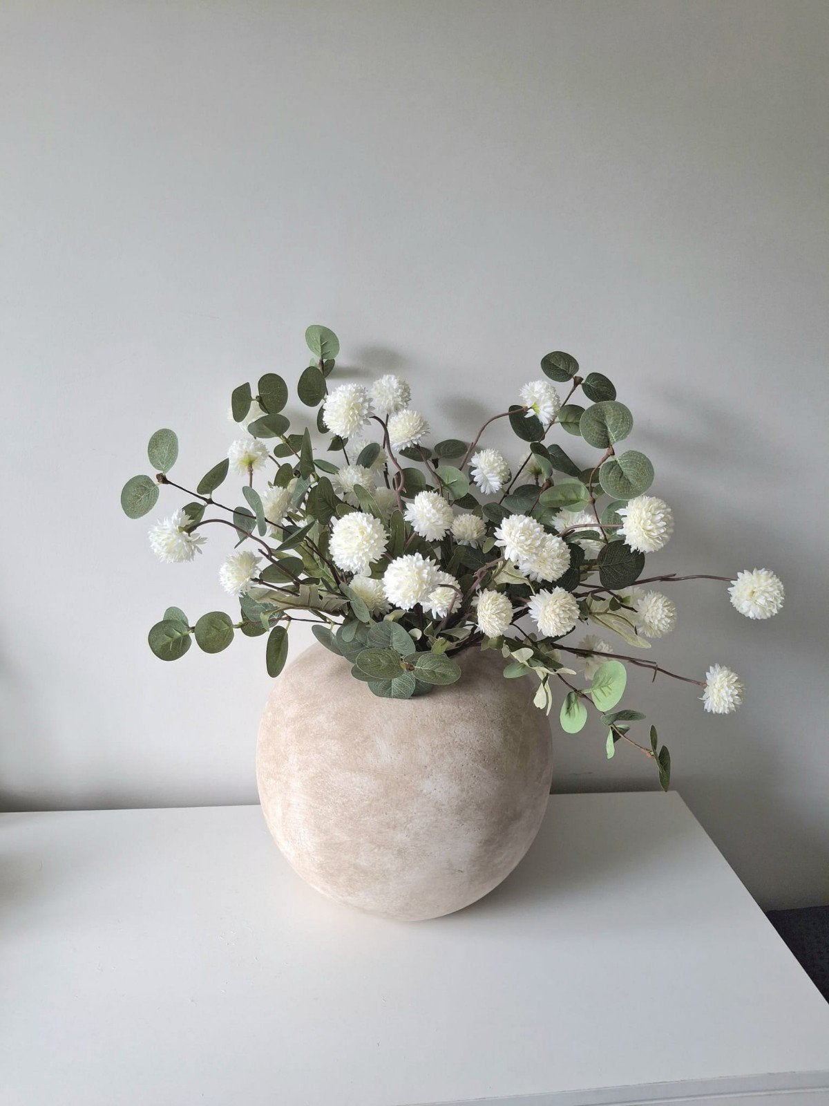 Kunstbloemen boeket, Ophalen of Verzenden, Overige kleuren, Glas
