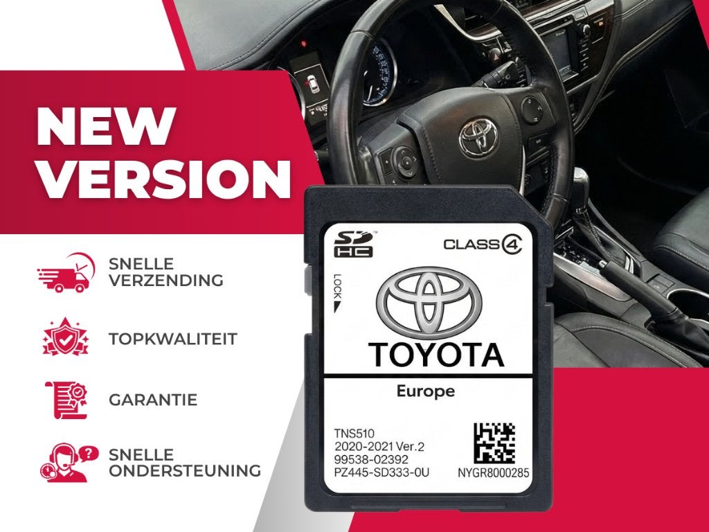Toyota TNS 510 Navigatie SD kaart ✅ 2020-25 EUROPA, Verzenden, Nieuw, Heel Europa, Landkaarten