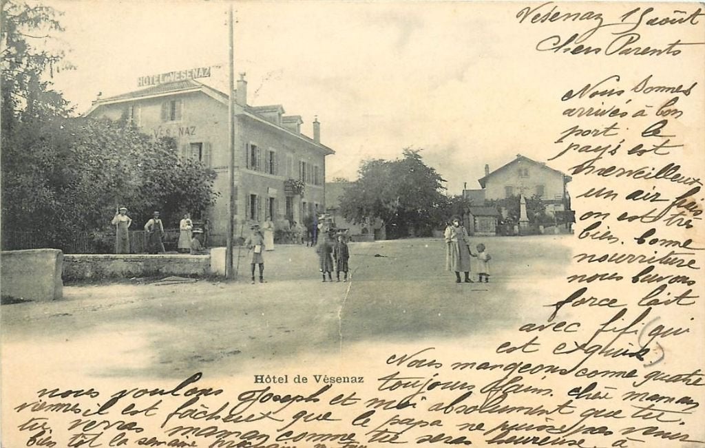 379-039-023 Hotel de Vesenaz, Verzenden, Voor 1920, Overig Europa