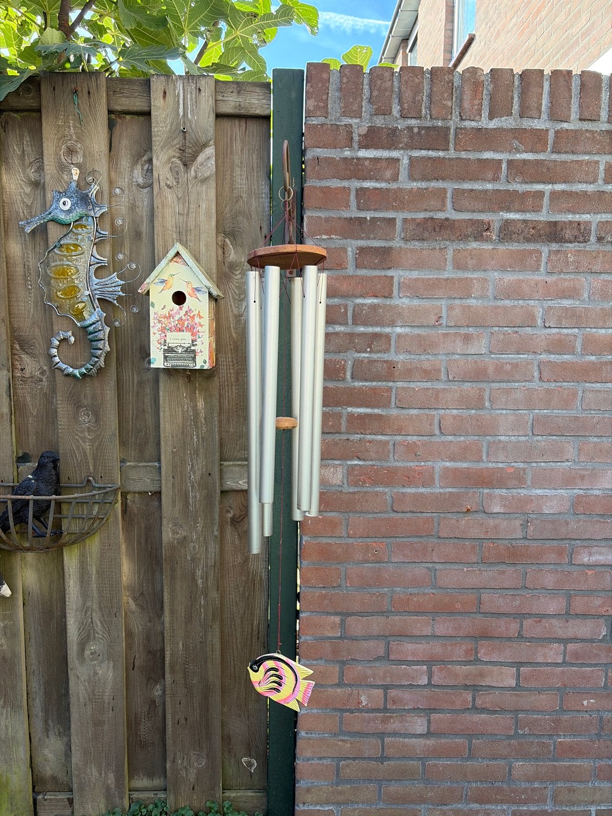 Windgong / Windjammer - Binnen en Buiten, Ophalen, Gebruikt, Zilver, Metaal