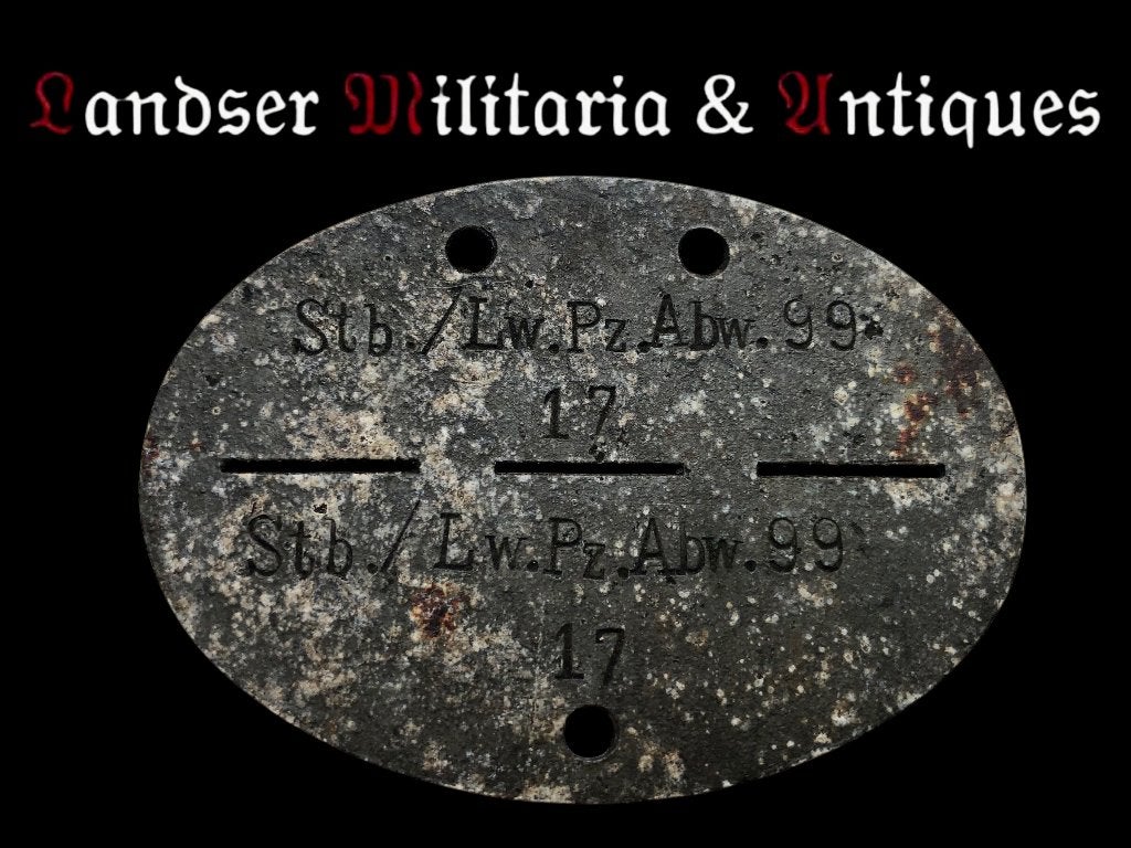 Erkennungsmarke Luftwaffe panzer abwehr 99, Verzamelen, Ophalen of Verzenden, Luchtmacht, Duitsland
