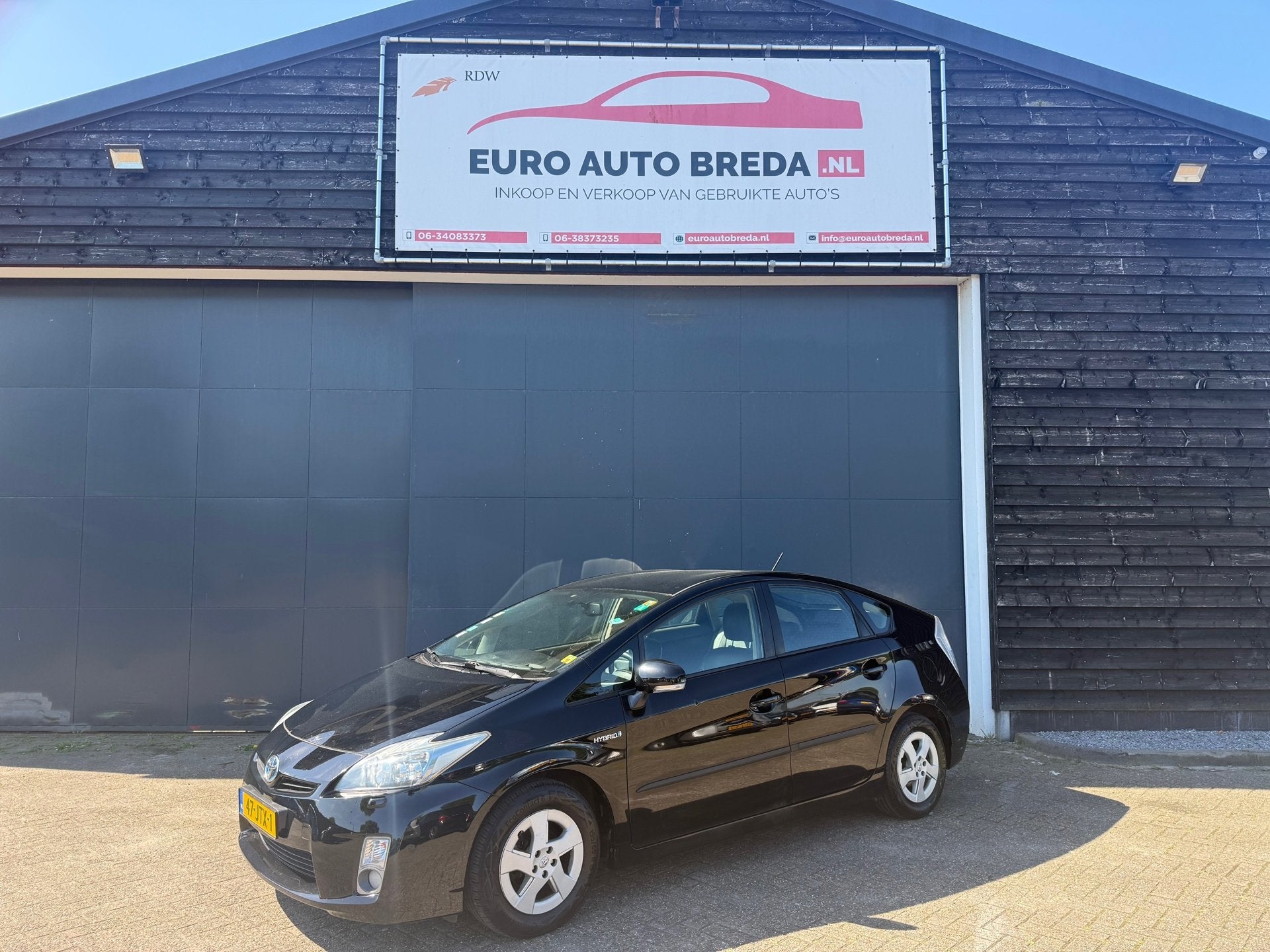 Toyota Prius 1.8 Dynamic, Auto's, Gebruikt, 4 cilinders, Zwart, Origineel Nederlands