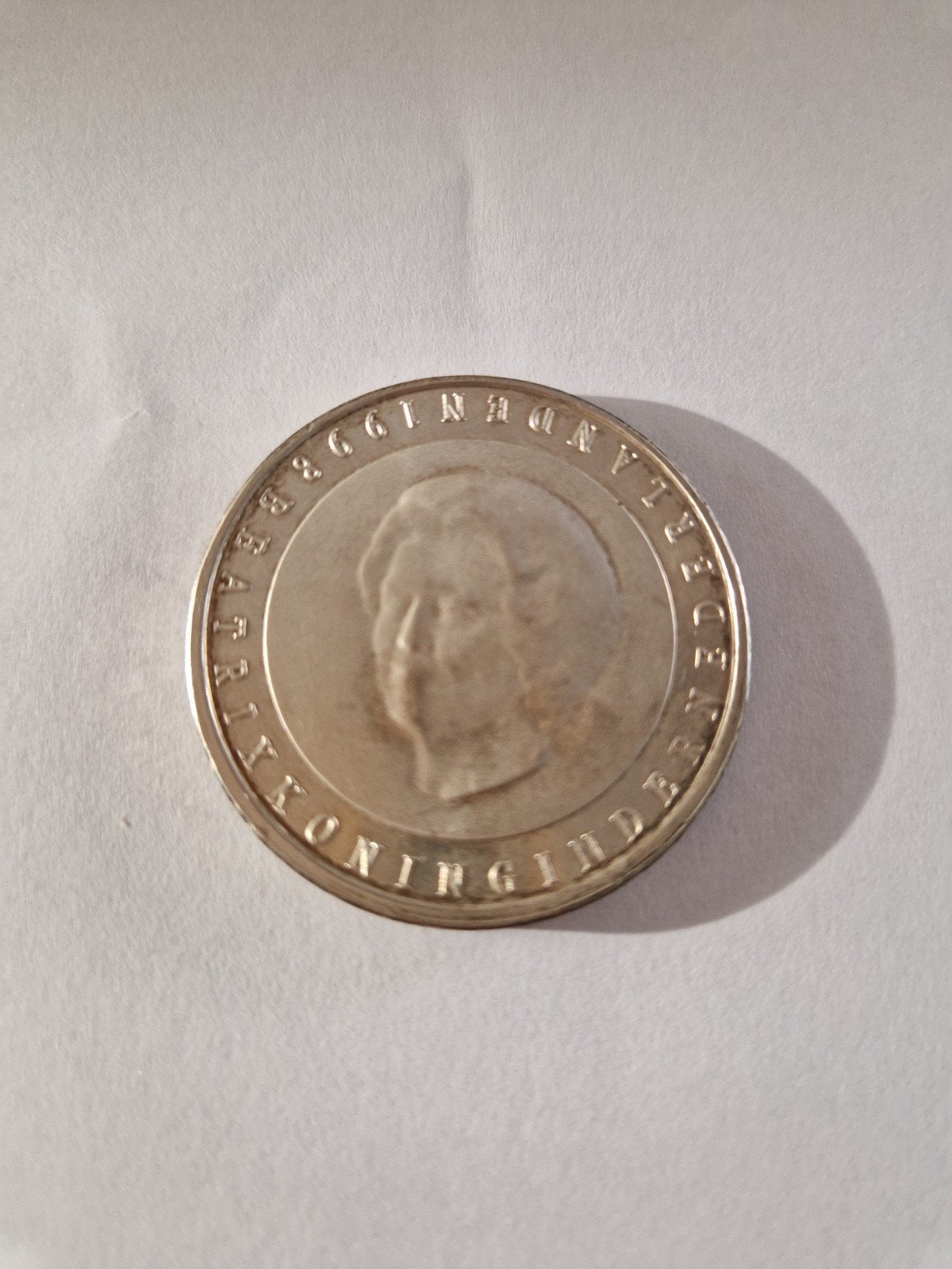 zilveren 50 gulden munt uit 1998, Ophalen of Verzenden, Koningin Beatrix, 50 gulden
