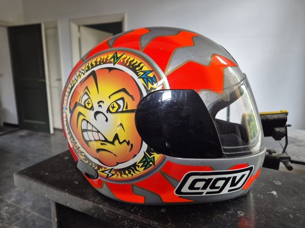 Motorhelm Valentino Rossi, Motoren, Ophalen of Verzenden, S, Tweedehands, Integraalhelm