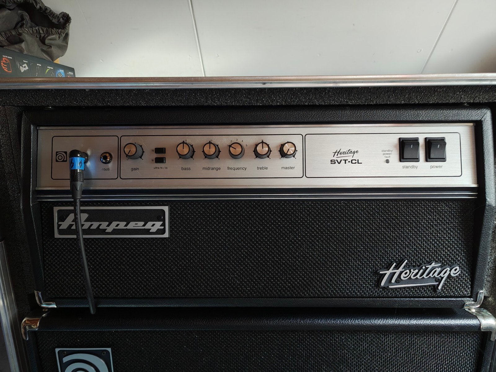 Ampeg Heritage SVT stack in profi flightcase, Ophalen, Zo goed als nieuw, Basgitaar, 100 watt of meer