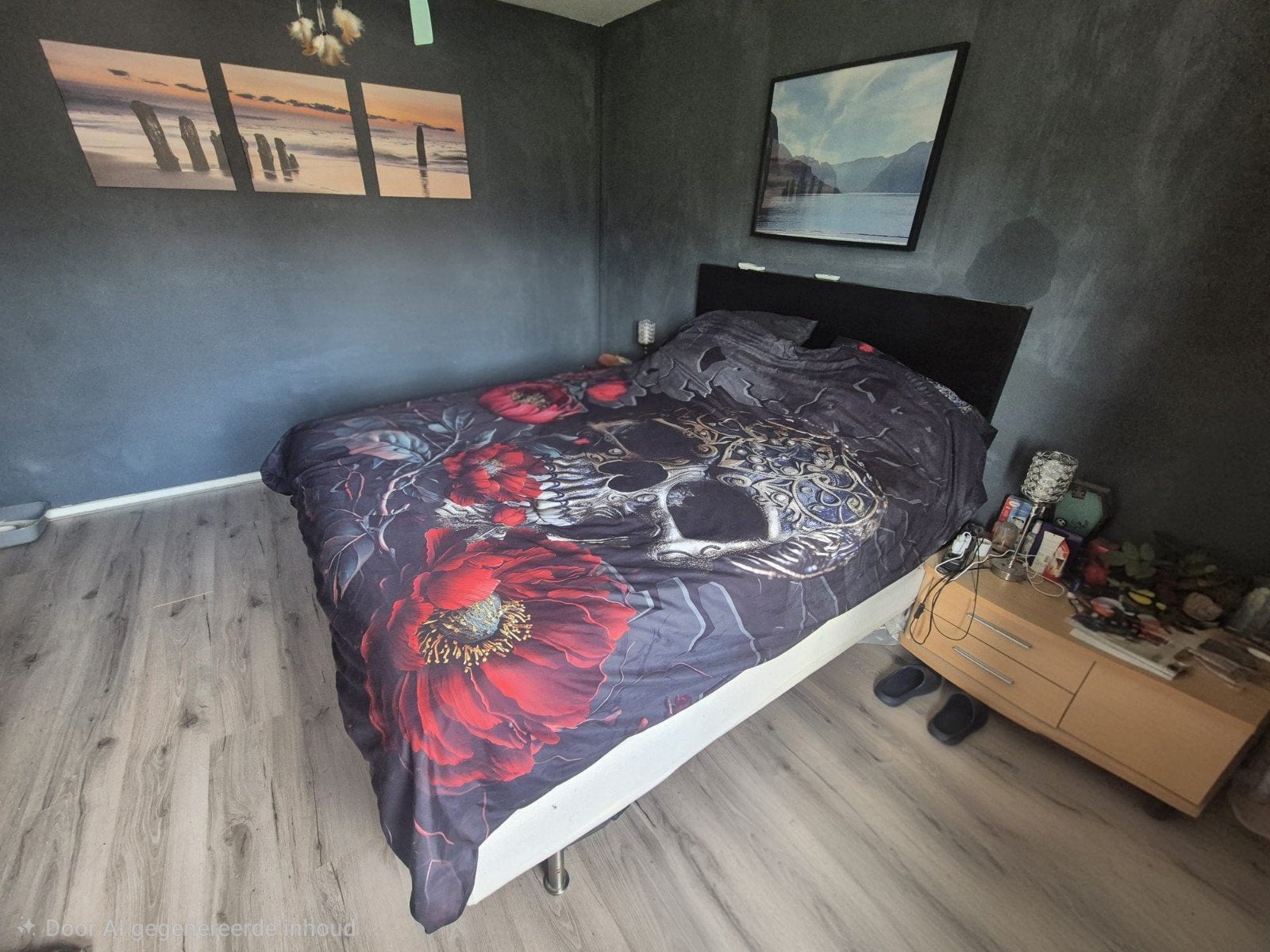 Ikea Boxspring 160x200 met matras en topmatras, Huis en Inrichting, Ophalen, Gebruikt, Wit, Tweepersoons