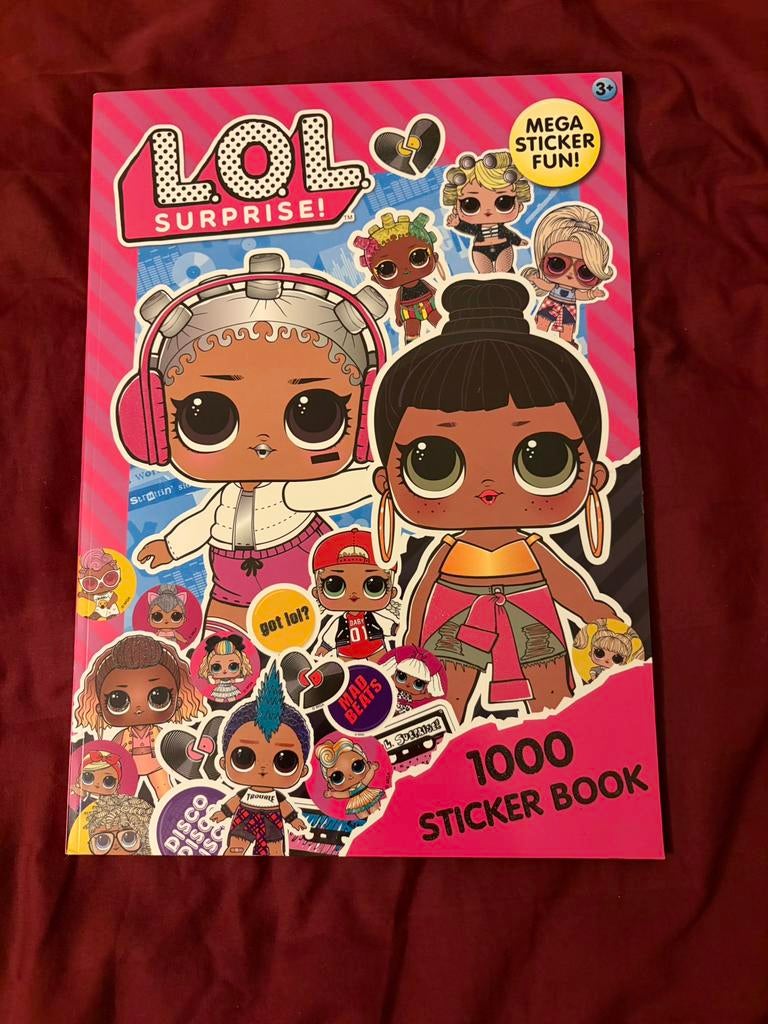 L.O.L. Stickerboek 1000 stickers, Ophalen of Verzenden, Nieuw