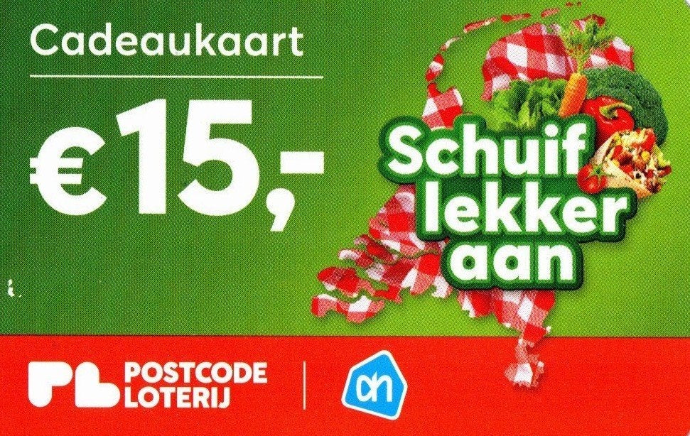 Cadeaukaart Schuif lekker aan AH (Postcode Loterij) (m2450867127 ...