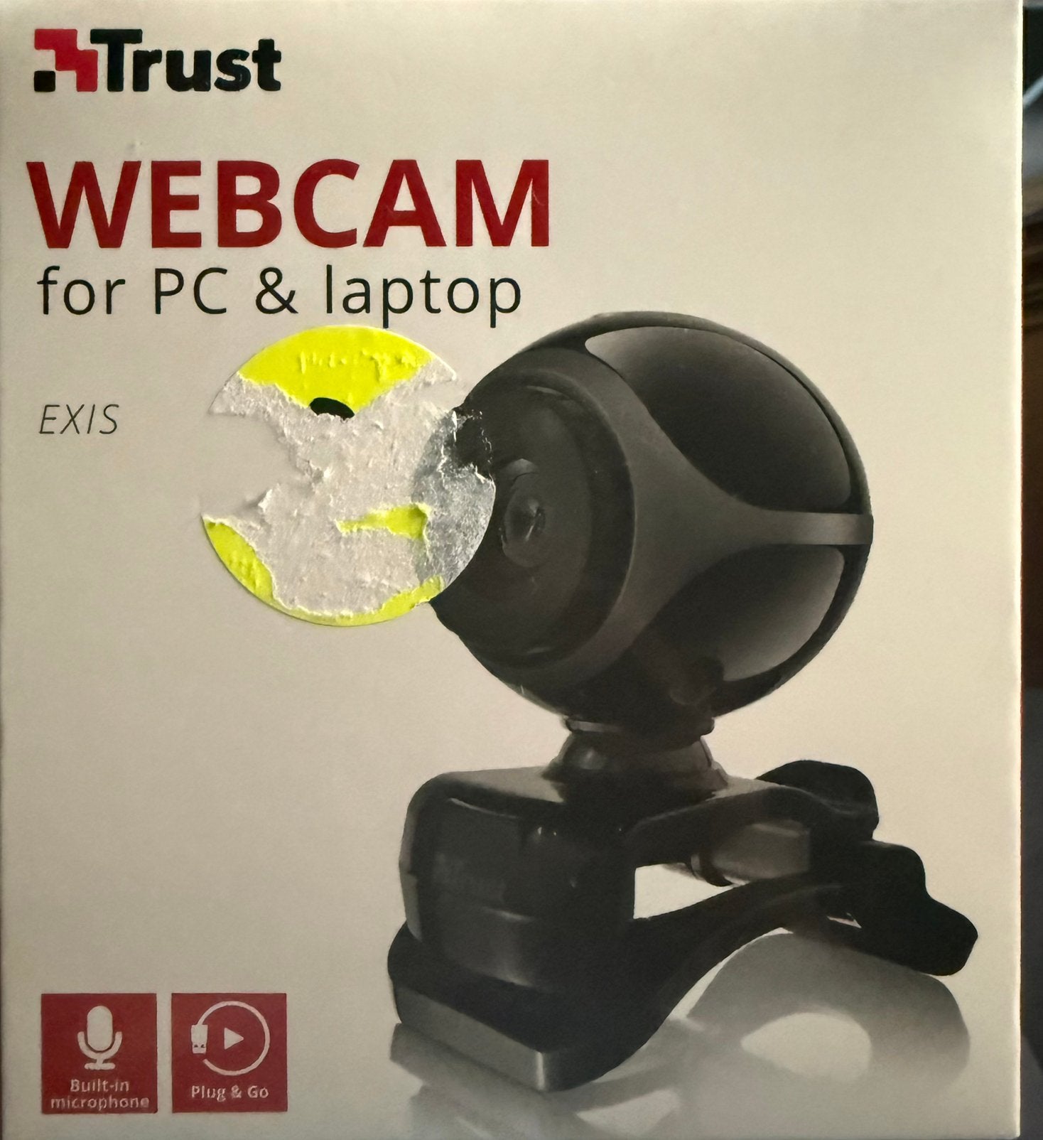 Trust webcam voor pc en laptop, Ophalen of Verzenden, Zo goed als nieuw