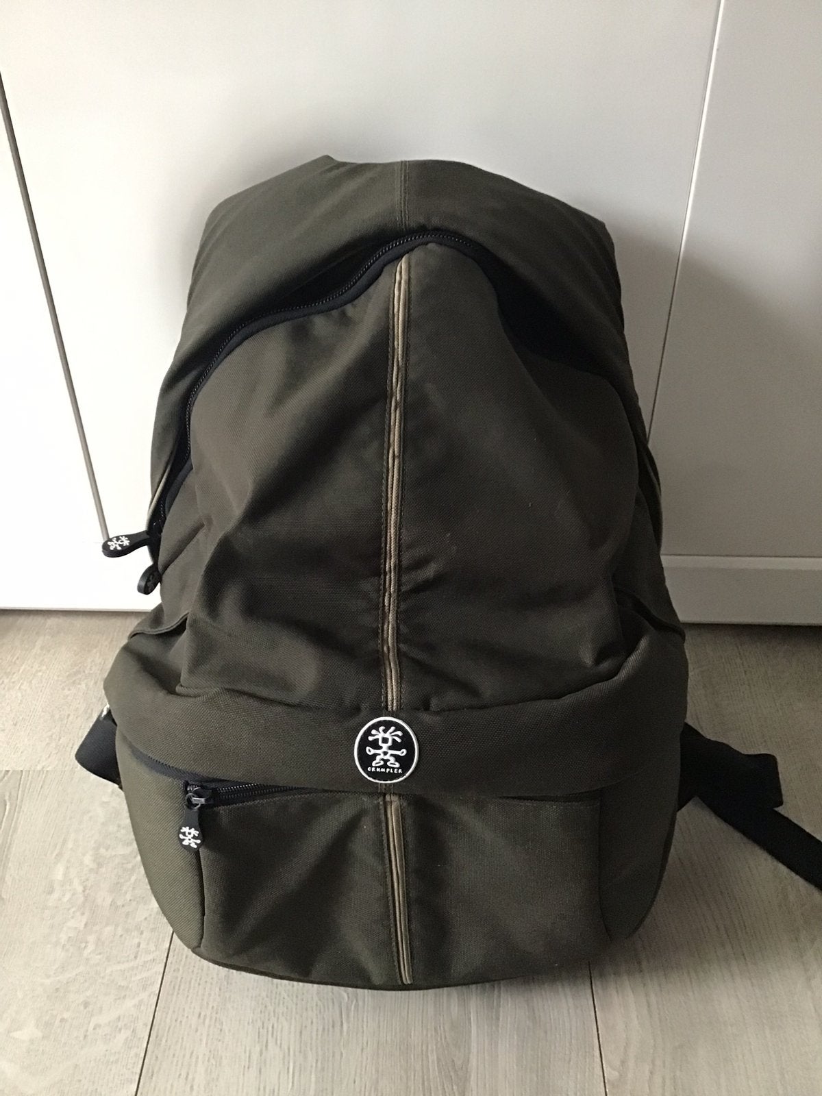 Zgan groene fototas Crumpler Pretty Boy rugzak fototas, Overige merken, Rugtas, Zgan groene fototas Crumpler Pretty Boy rugzak fototas