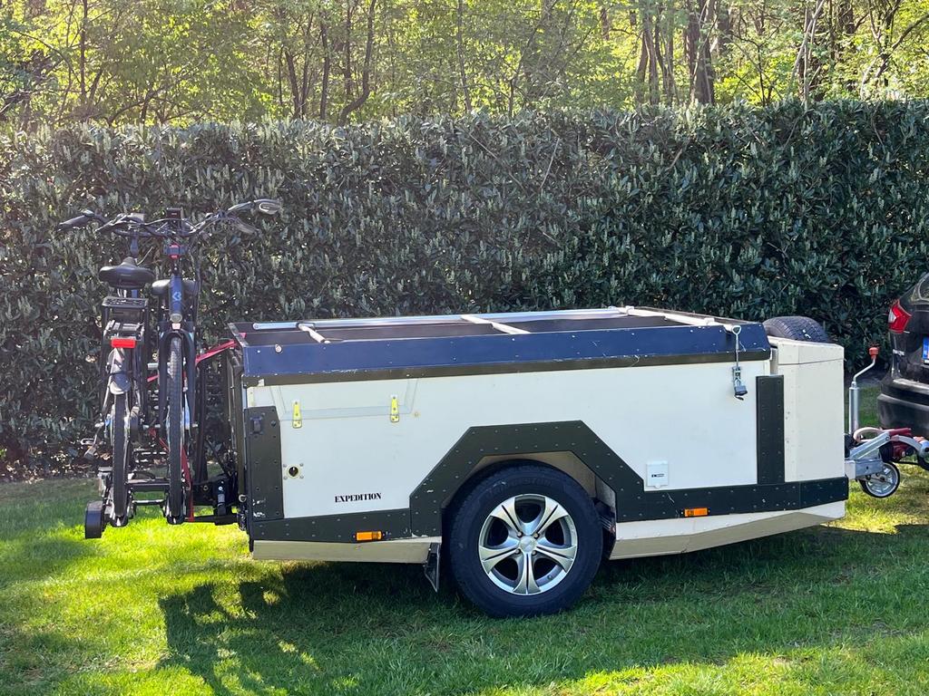 Holtkamper Spacer Expedition + mover + elek. stelpoot, Caravans en Kamperen, Vouwwagens, Ophalen, Holtkamper