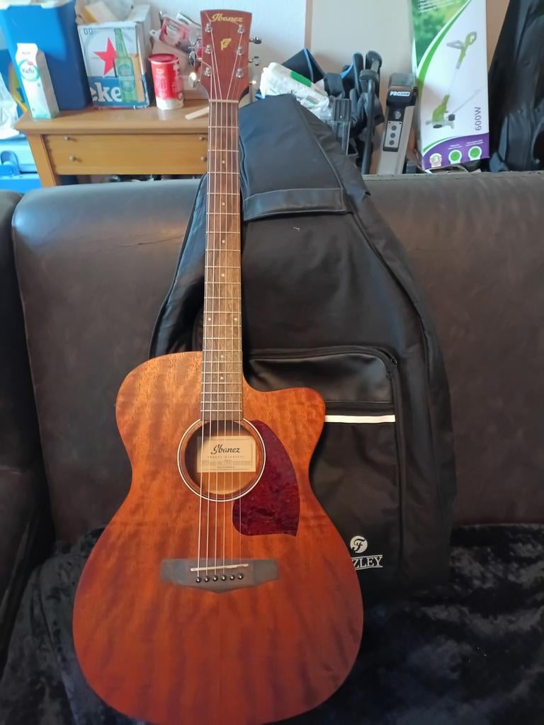 Ibanez PC12MHCE-OPN Westerngitaar met element en tas, Muziek en Instrumenten, Ophalen of Verzenden