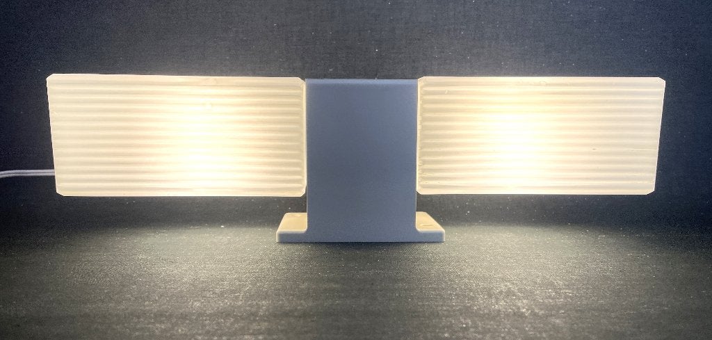 wandlamp Erco jaren '70 vintage, Gebruikt, E14 (klein), Ophalen of Verzenden, Glas