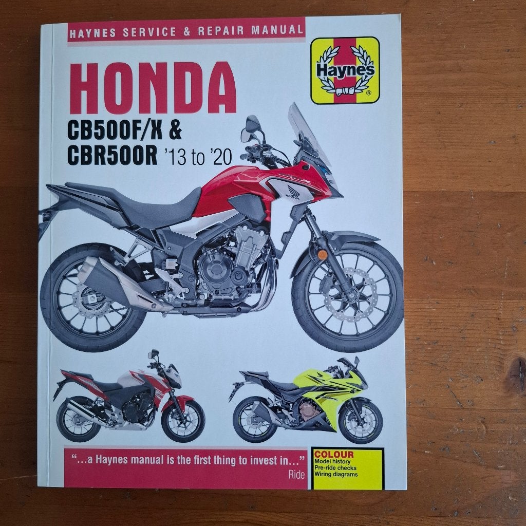 Werkplaatshandboek Haynes CB500X Engels, Ophalen of Verzenden, Honda