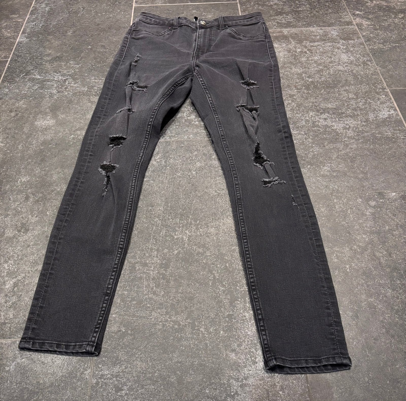 H&M jeans maat 36, Mi, Zo goed als nieuw, Mi, W28 - W29 (confectie 36)