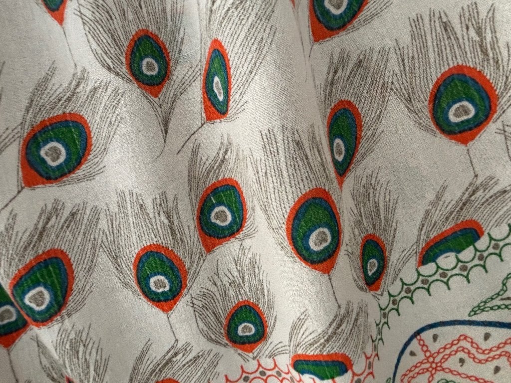 Rok wit oranje groen 44/46-48, Wit, Maat 46/48 (XL) of groter, Ophalen of Verzenden, Zo goed als nieuw