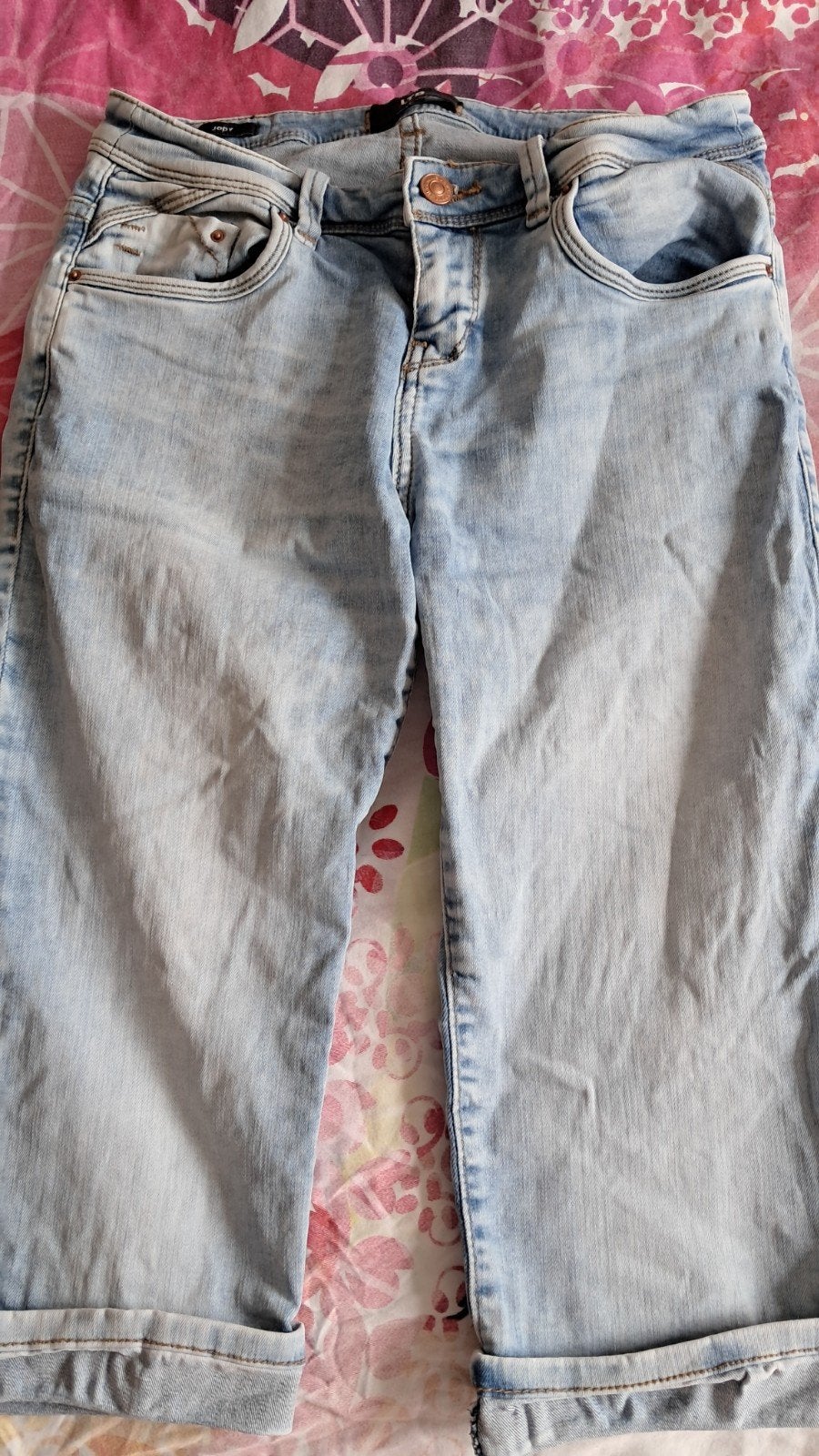 LTB Jody korte broek - Lichtblauwe Damesjeans Maat W26, Kleding | Dames, LTB, Ophalen of Verzenden, Zo goed als nieuw, Blauw