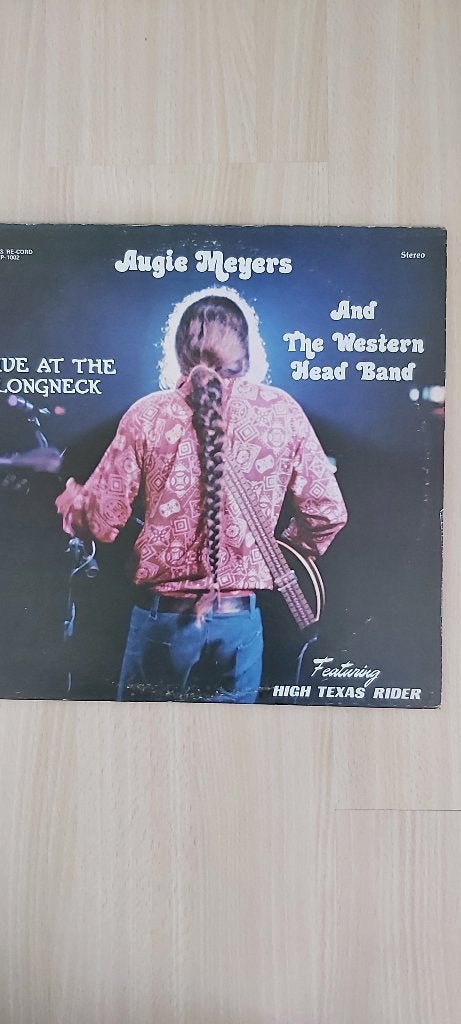 Augie Meyers Live at the Longneck (SDQ) USA, LP, Ophalen of Verzenden, Zo goed als nieuw, 12 inch