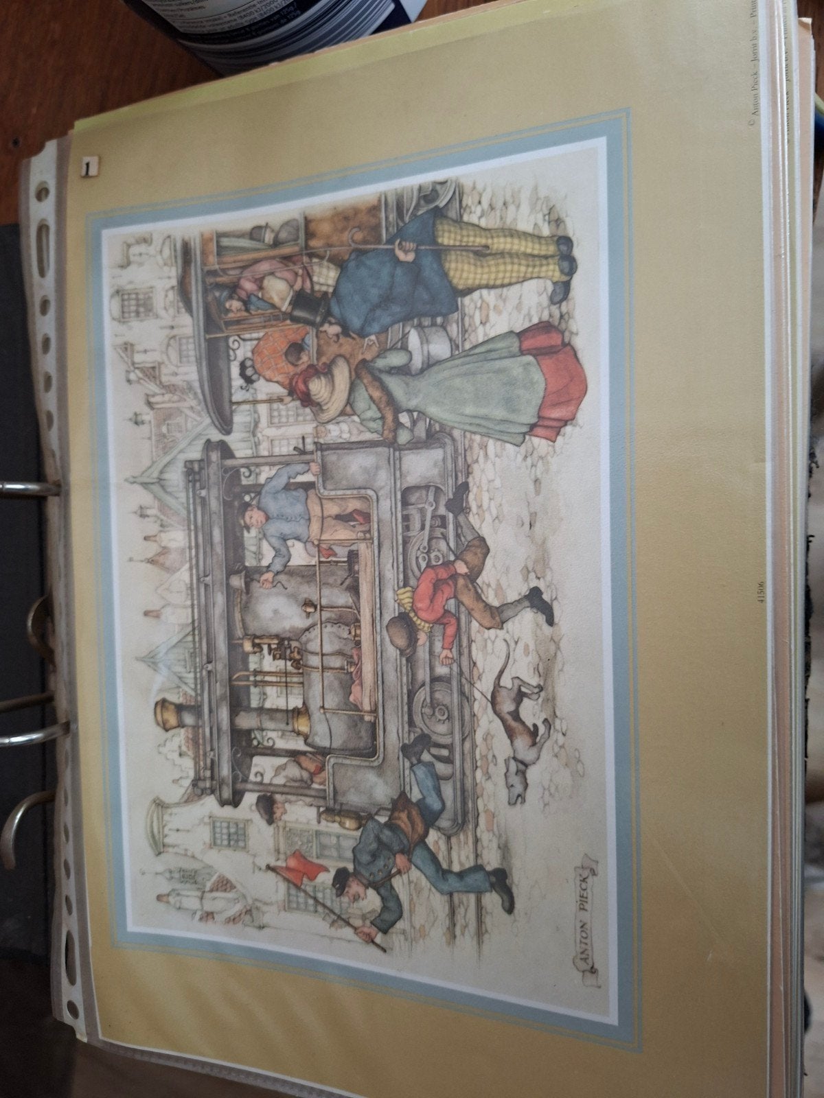 Grote collectie Anton Pieck prenten en kaarten, Ophalen, Gebruikt, 1940 tot 1960, Prent