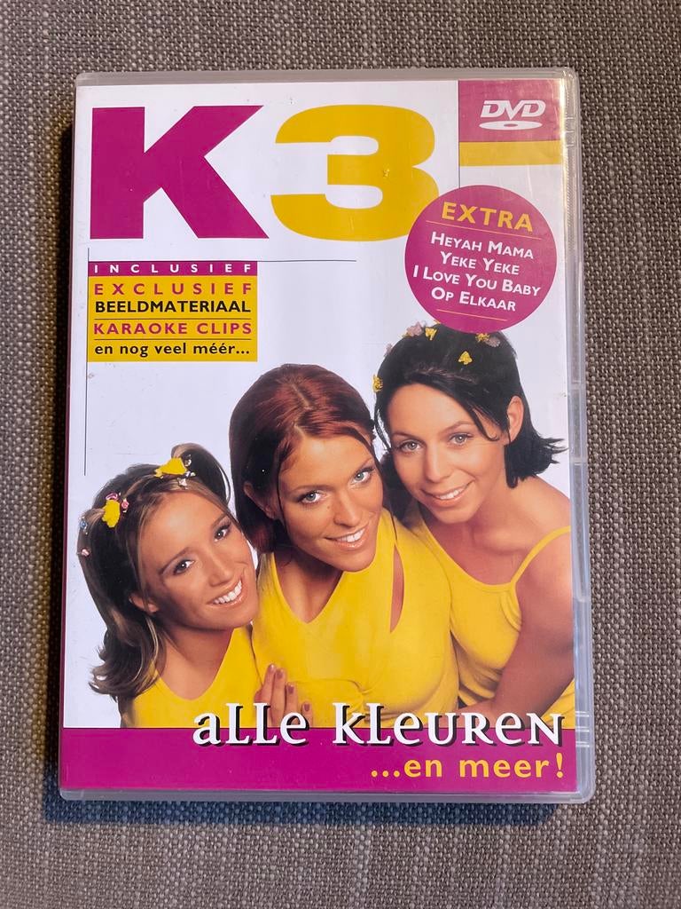 K3 - Alle Kleuren ...en meer! - dvd, Gebruikt, Alle leeftijden, Overige genres, Ophalen of Verzenden