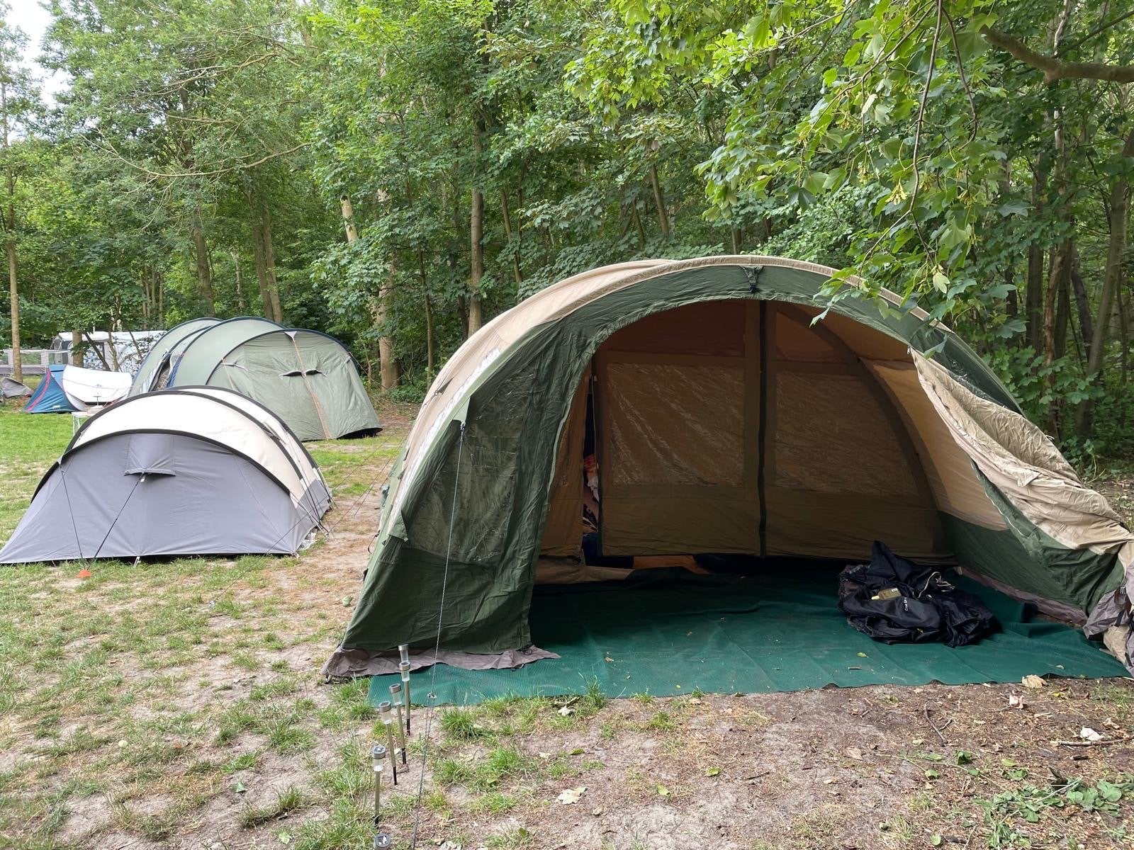 Bardani tunneltent voor 6 personen - Ideaal voor kamperen, Ophalen of Verzenden, Gebruikt, Tot en met 6