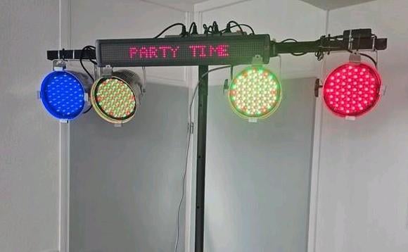 Led par licht, Muziek en Instrumenten, Licht en Laser, Ophalen of Verzenden, Gebruikt, Licht, Kleur