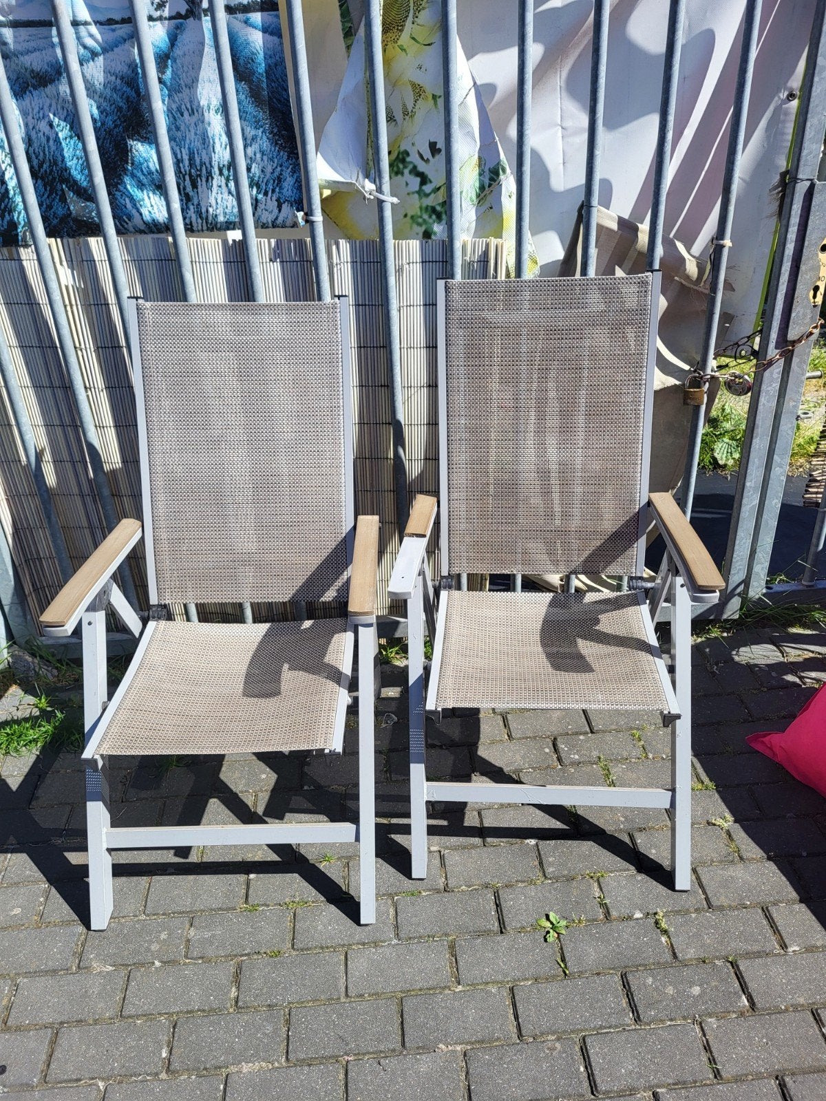 2 tuinstoelen, Ophalen of Verzenden, Kringloop Laares, Kringlooplaares128@gmail.com, Minkmaatstraat 126