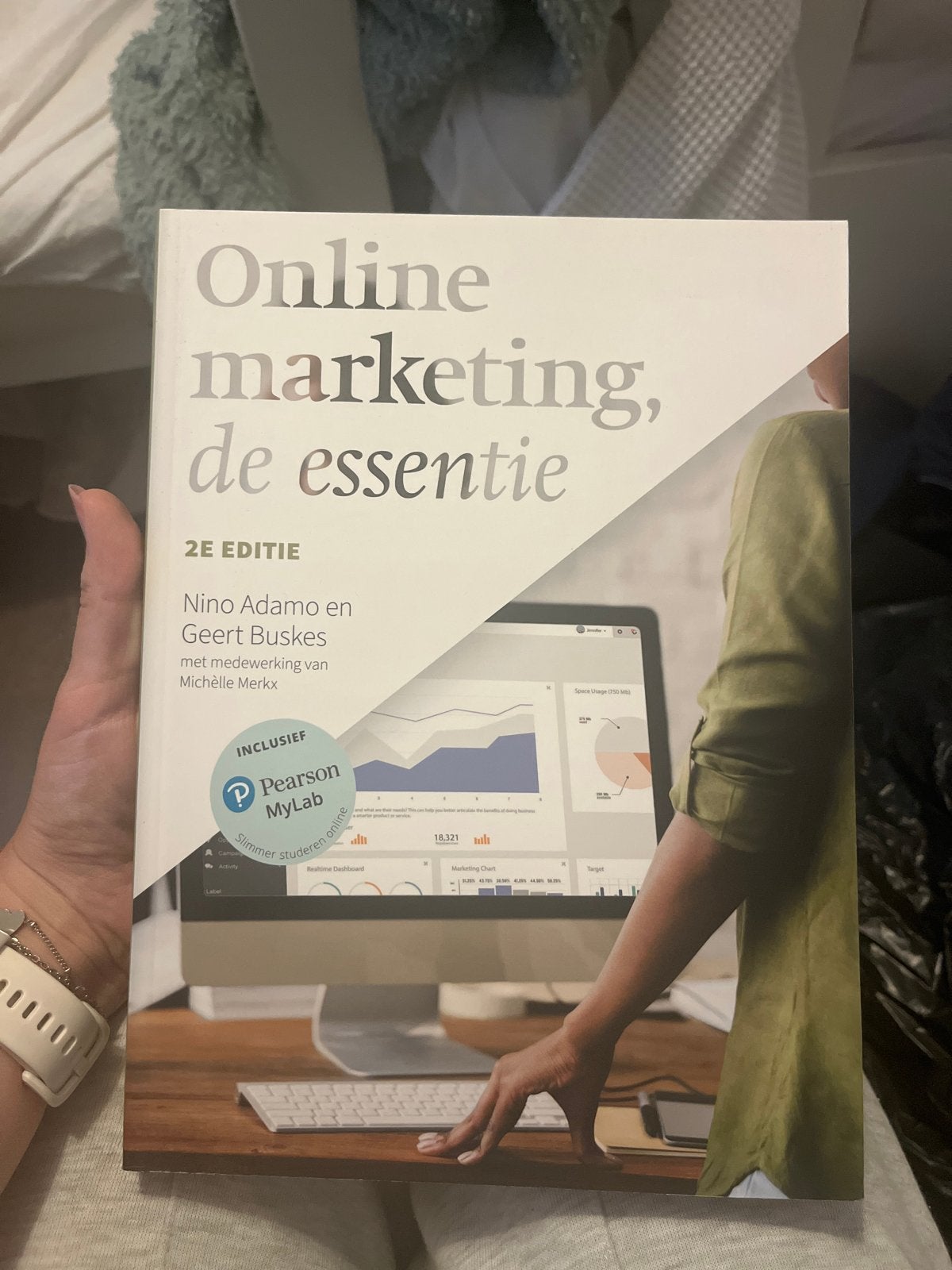 Online Marketing: De Essentie - Pearson (2018/2020 editie), Ophalen of Verzenden, Gamma, Zo goed als nieuw, HBO