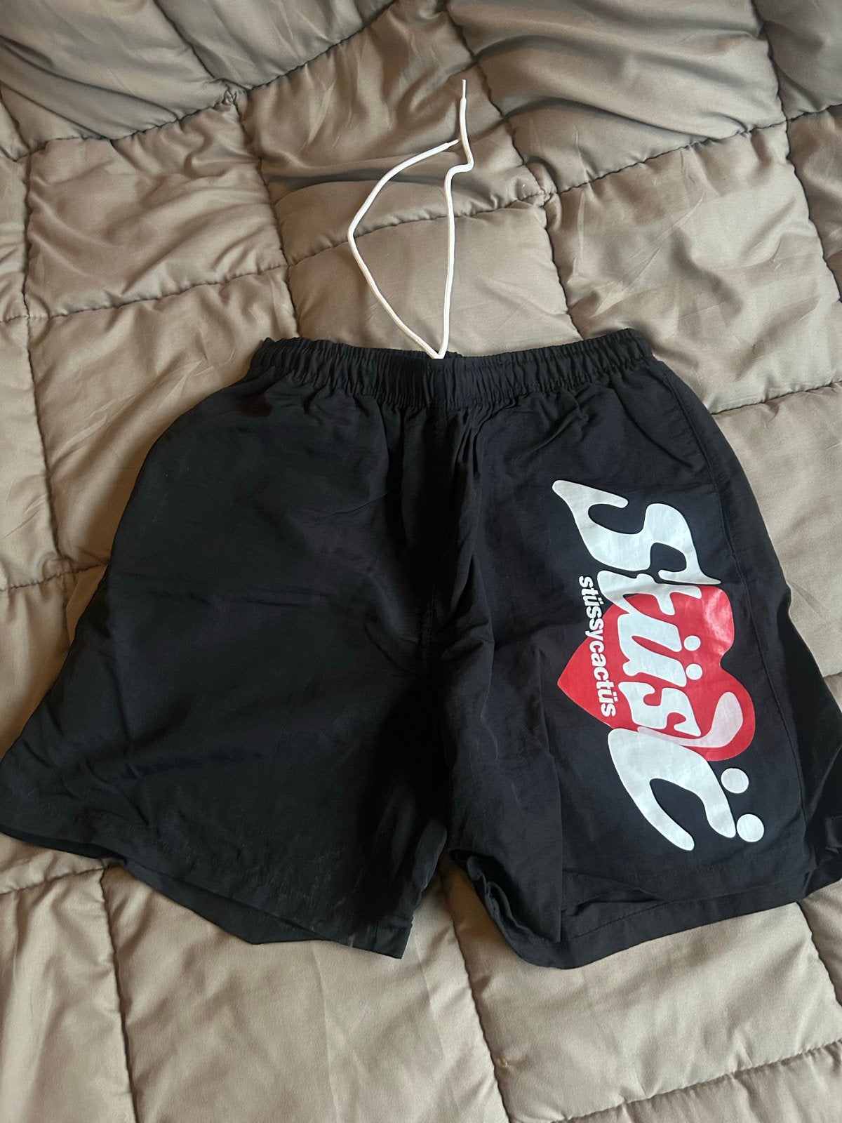 Stussy zwembroek - Nieuw, valt als S/M, Ophalen of Verzenden, Nieuw, Zwart, Zwembroek of Short