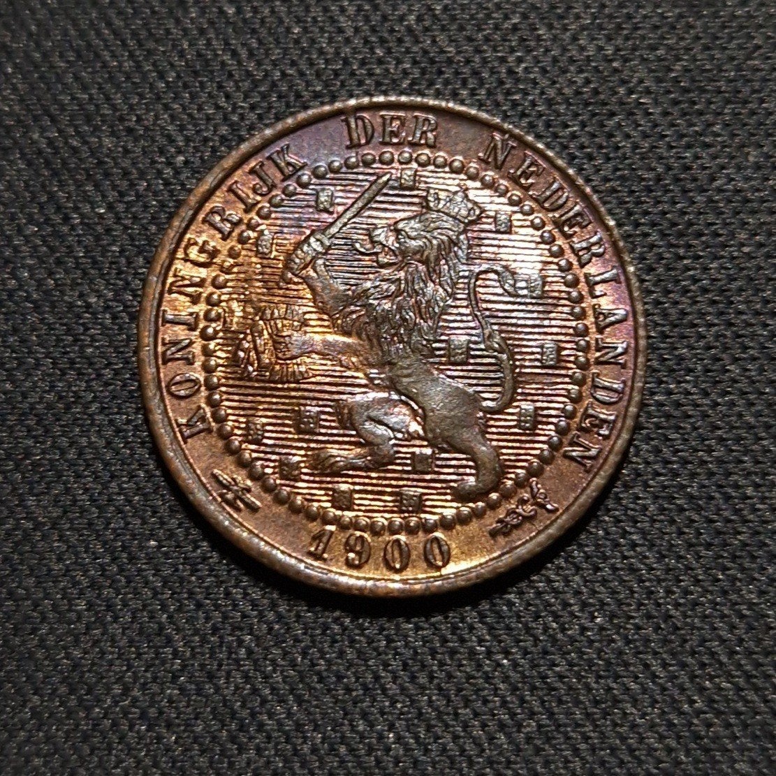 1 cent 1900 ovale nullen, Postzegels en Munten, Munten | Nederland, Verzenden, Koningin Wilhelmina, 1 cent, Losse munt