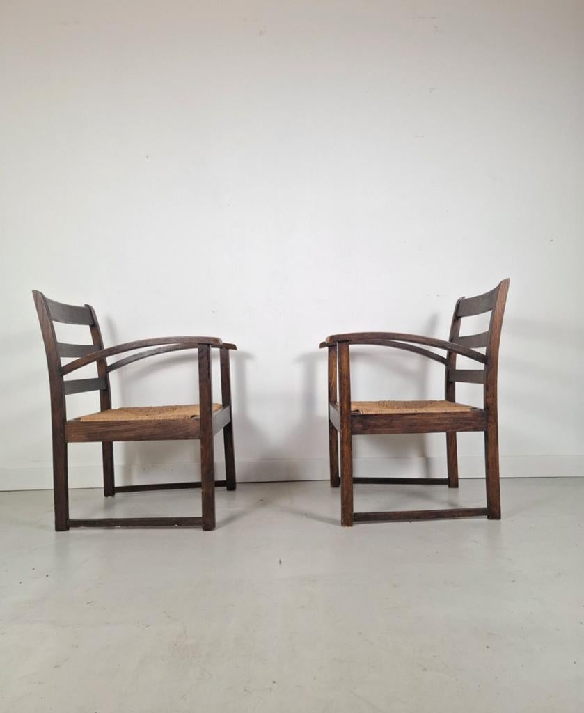 Vintage stoelen bent wood modern chairs Bas van pelt stijl, Ophalen of Verzenden